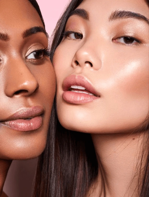 Advanced skin treatment procedure being performed